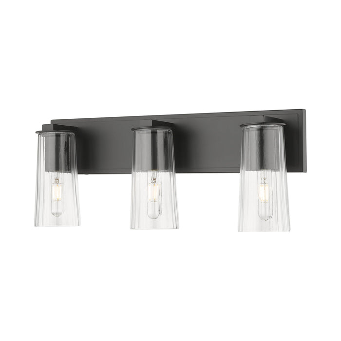 Titus Bath Vanity Light in Matte Black (3-Light).