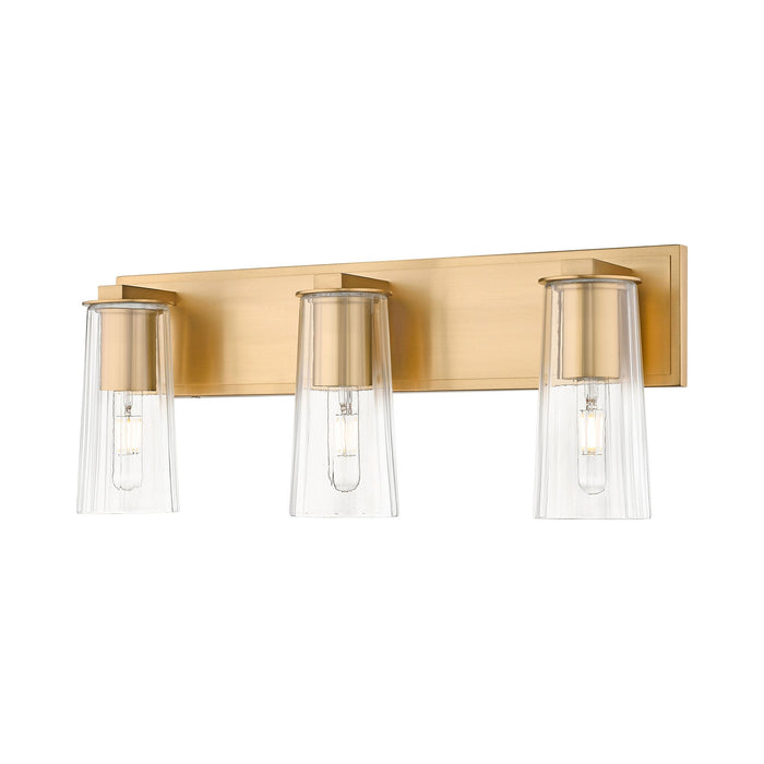 Titus Bath Vanity Light in Modern Gold (3-Light).