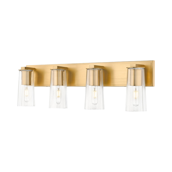 Titus Bath Vanity Light in Modern Gold (4-Light).