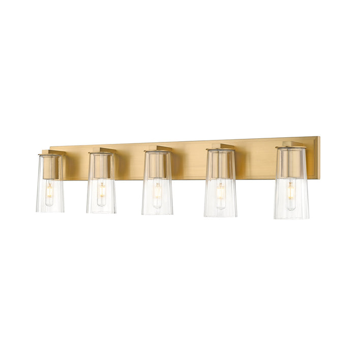 Titus Bath Vanity Light in Modern Gold (5-Light).