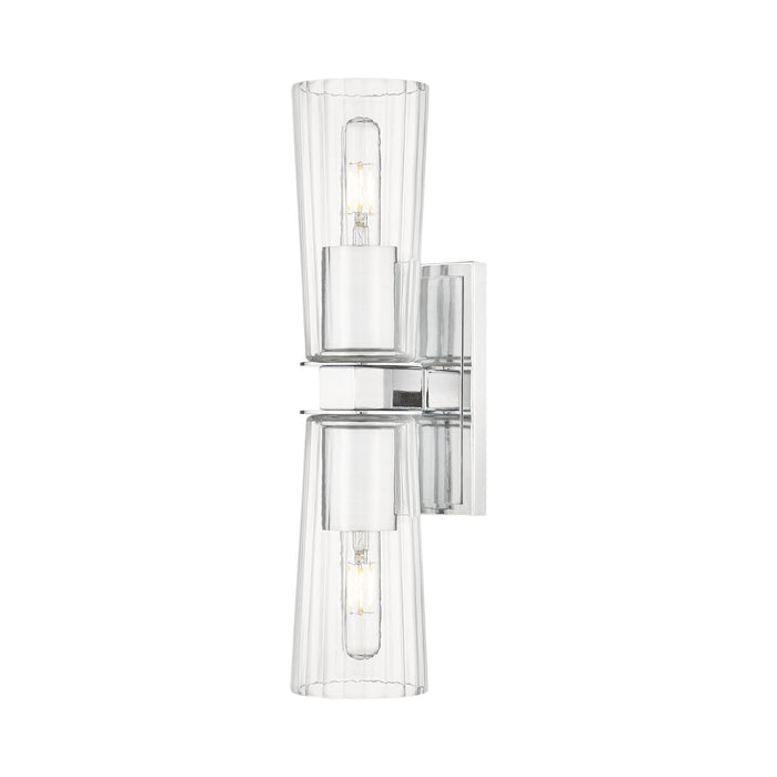 Titus Bath Wall Light in Chrome (2-Light).