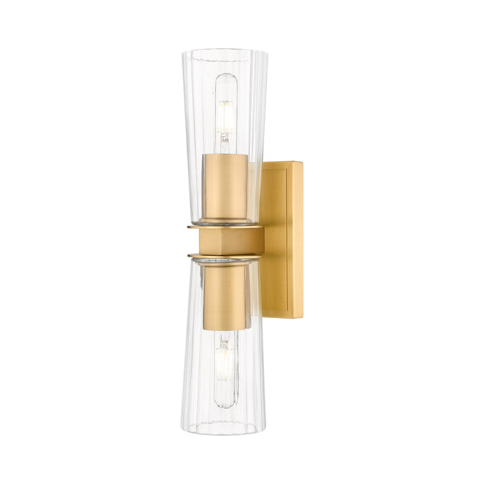 Titus Bath Wall Light in Modern Gold (2-Light).