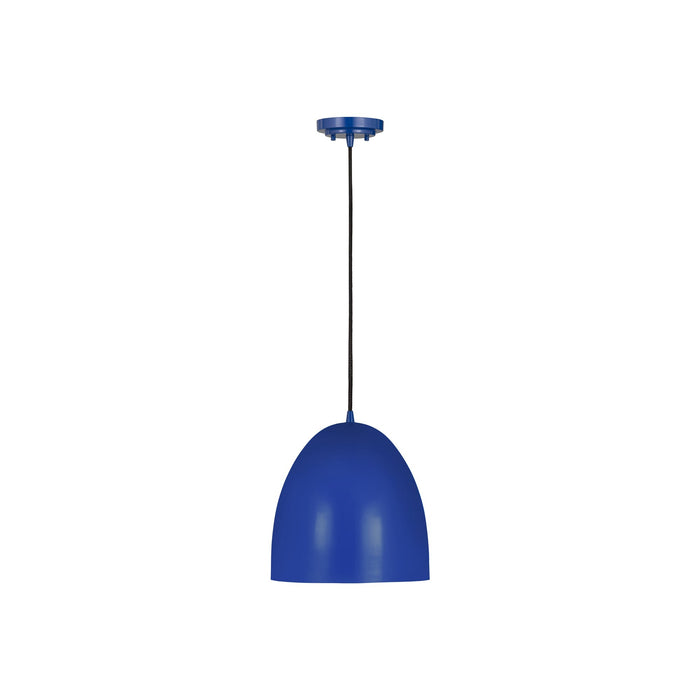 Z-Studio Dome Pendant Light in Blue (9.4-Inch).