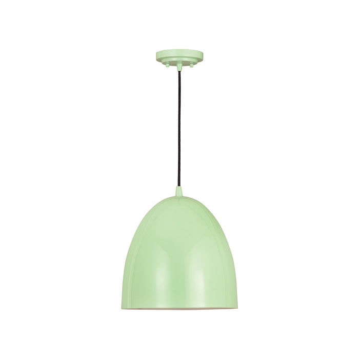 Z-Studio Dome Pendant Light in Mint (12-Inch).