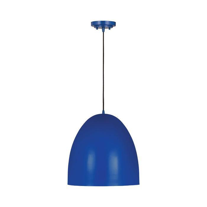 Z-Studio Dome Pendant Light in Blue (18.9-Inch).