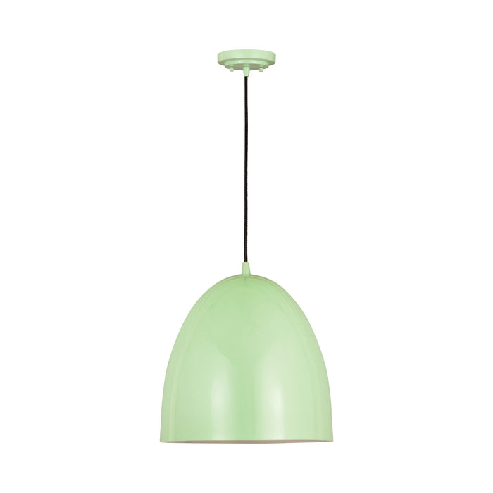 Z-Studio Dome Pendant Light in Mint (18.9-Inch).