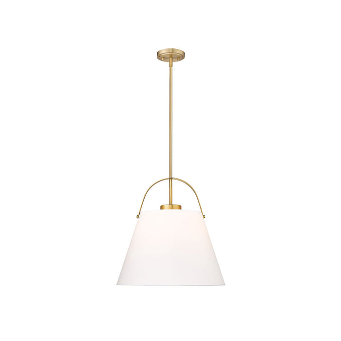 Z-Studio Pendant Light in Brushed Nickel (18-Inch).