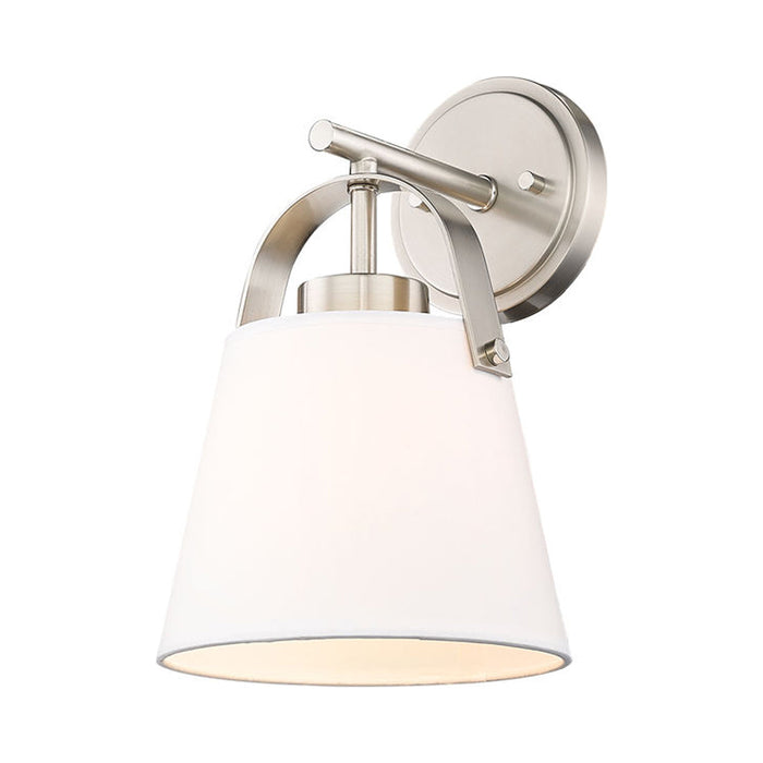 Z-Studio Wall Light in Brushed Nickel.