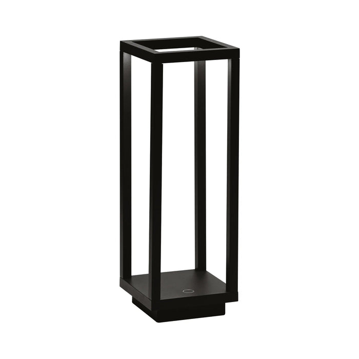 Home Outdoor LED Table Lamp in Black.