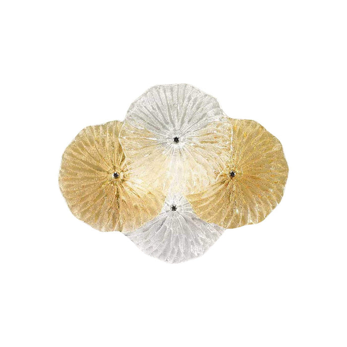 Mariposa LED Ceiling/Wall Light in Amber (Small).
