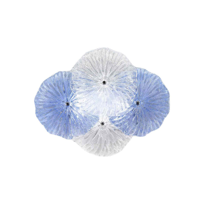 Mariposa LED Ceiling/Wall Light in Light Blue (Small).