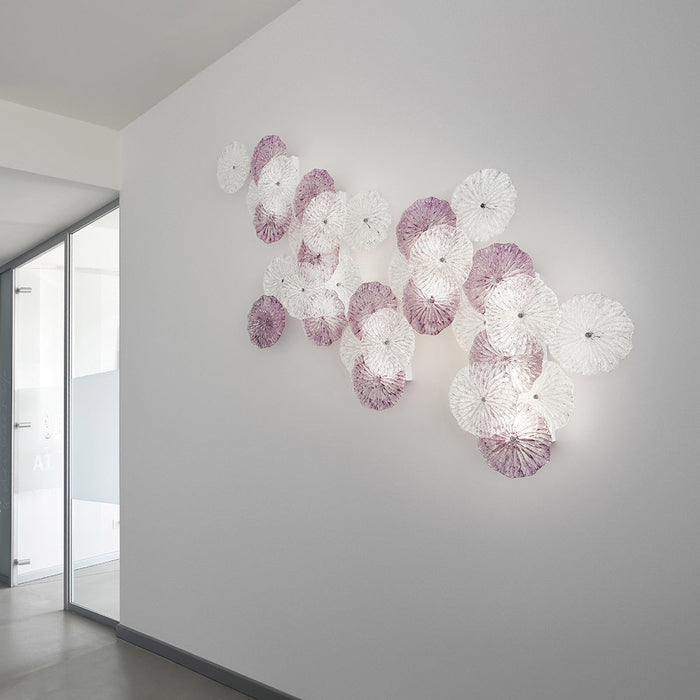 Mariposa LED Ceiling/Wall Light in hallway.