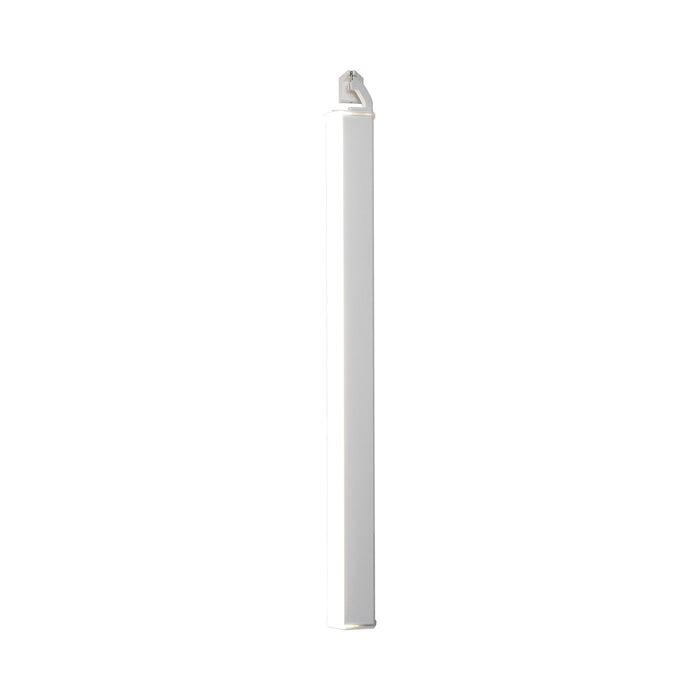 Pencil Light LED Wall Light in White/Horizontal.