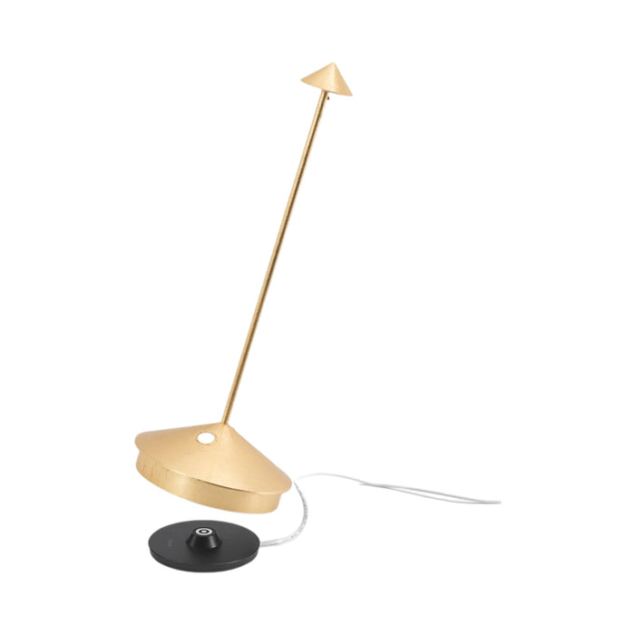 Pina Pro LED Table Lamp in Gold