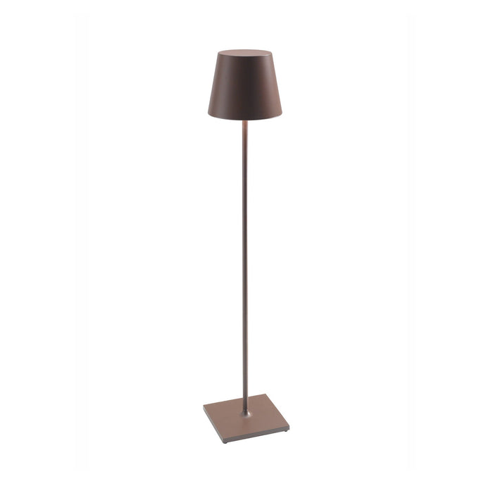 Poldina Pro XXL LED Floor Lamp in Rust.