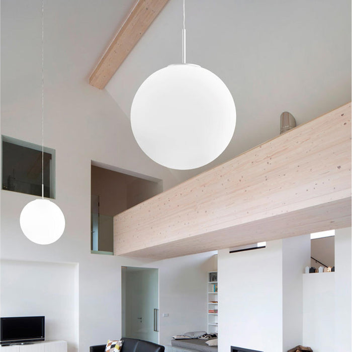 Sferis Pendant Light in living room.