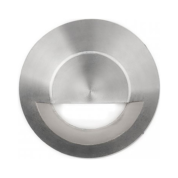 2 Inch Circle LED Step Light in Stainless Steel.