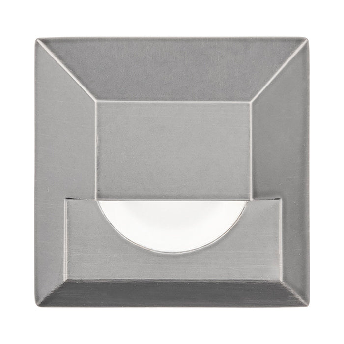 2 Inch Square LED Step Light in Stainless Steel.