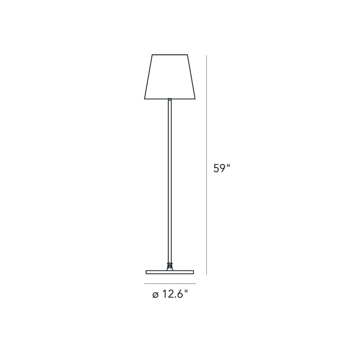 3247 Floor Lamp - line-drawing.