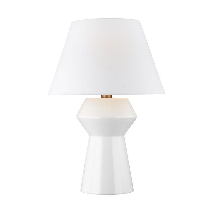 Abaco Inverted LED Table Lamp in Arctic White.