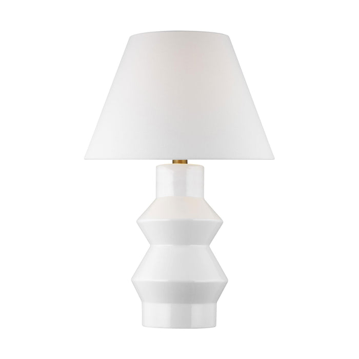 Abaco Large LED Table Lamp in Arctic White.