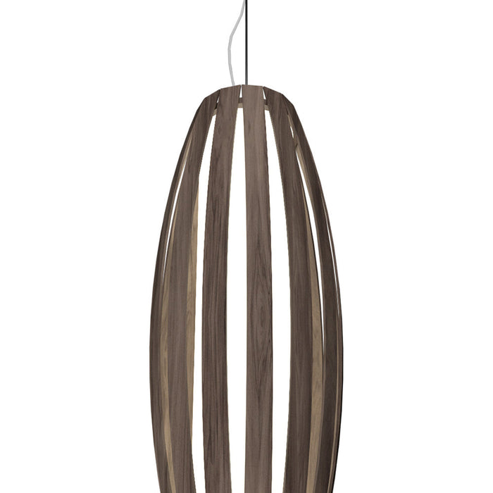 Barrel LED Vertical Pendant Light in Detail.