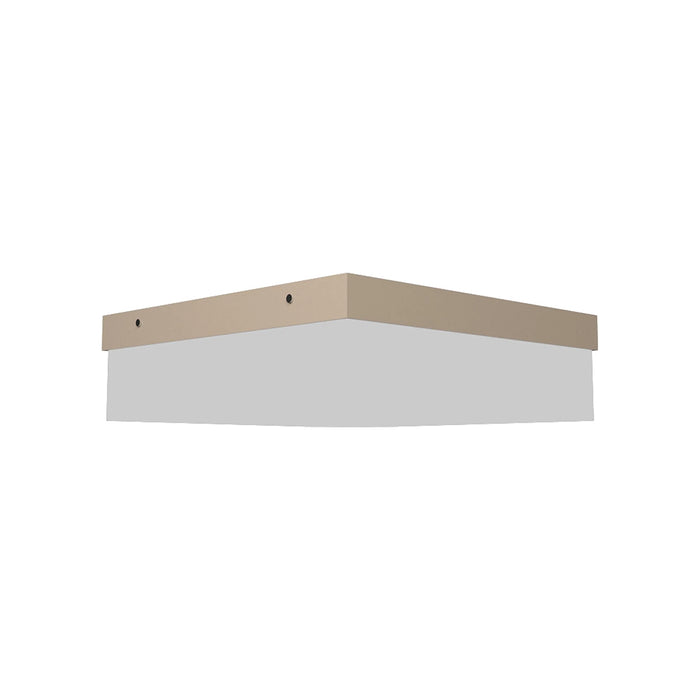 Clean Slim LED Flush Mount Ceiling Light in Cappuccino (Small).