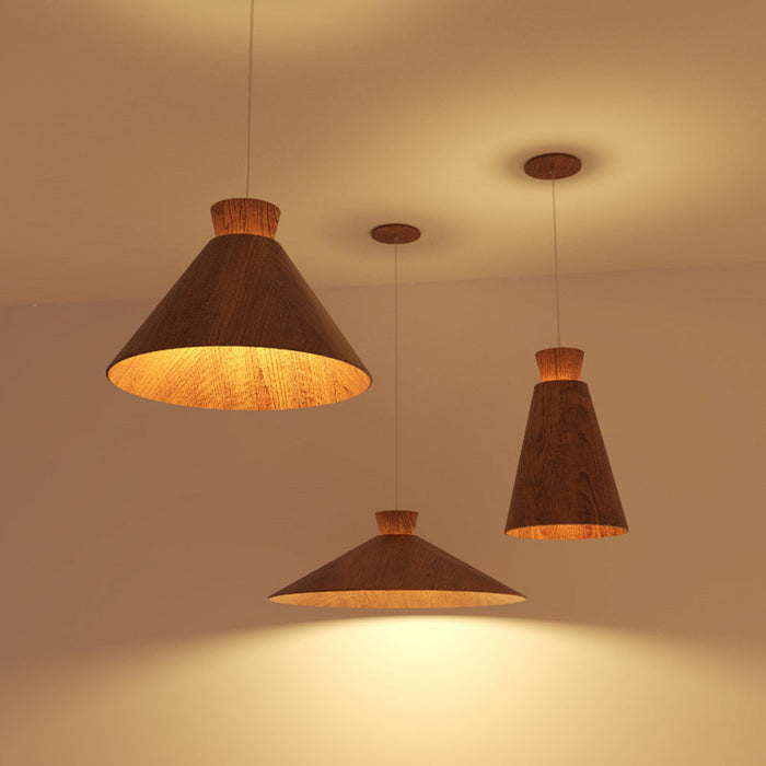 Conical Pendant Light in Detail.