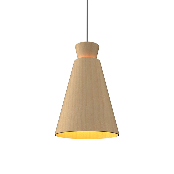 Conical 1473 Pendant Light in Maple.