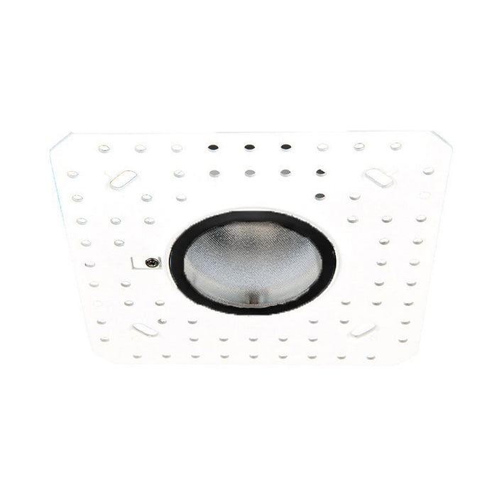 Aether 2 Inch Adjustable Trimless Round LED Recessed Trim in Black.