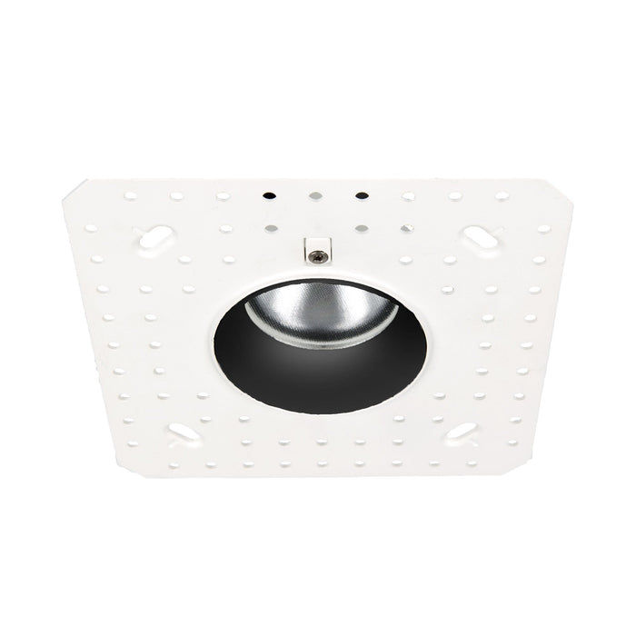 Aether 2 Inch Downlight Trimless Round LED Recessed Trim in Black.