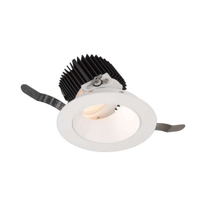 Aether 3.5 Inch Adjustable Round LED Recessed Trim in White (2700K/3000K/3500K/4000K).