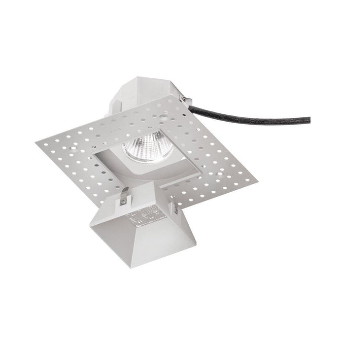 Aether 3.5 Inch Trimless Square Downlight LED Recessed Trim in Brushed Nickel (2700K/3000K/3500K/4000K).