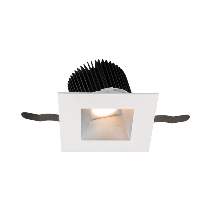 Aether 3.5 Inch Wall Wash Square LED Recessed Trim in Brushed Nickel (2700K/3000K/3500K/4000K).