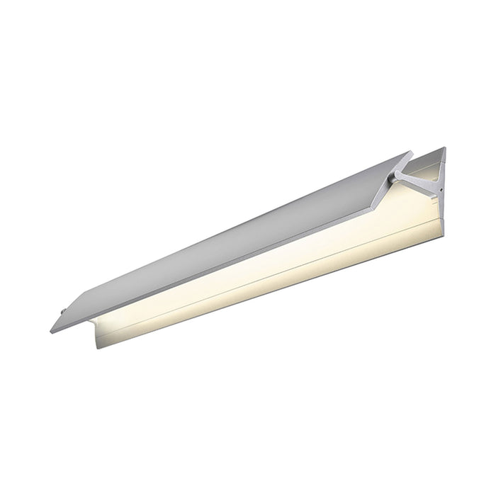 Aileron™ LED Wall Light in Large/Bright Satin Aluminum.