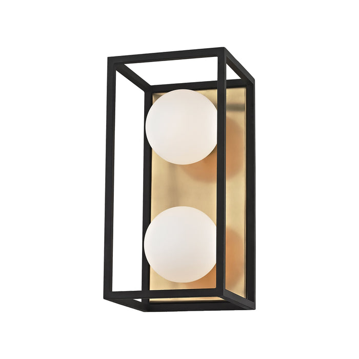 Aira LED Bath Vanity Light in Aged Brass/2-Light.