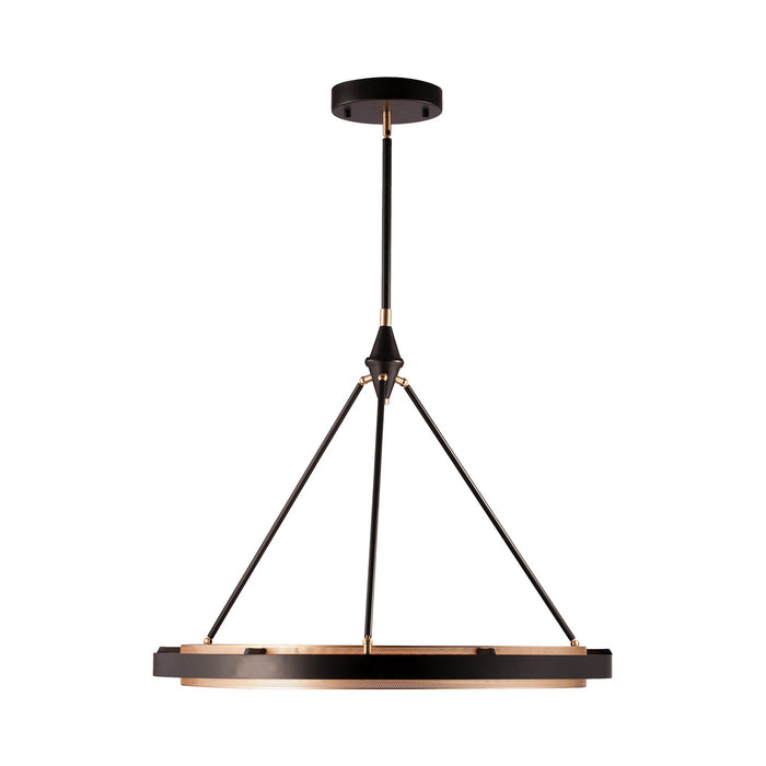 Duo LED Pendant Light in Gold Shimmer (Large).