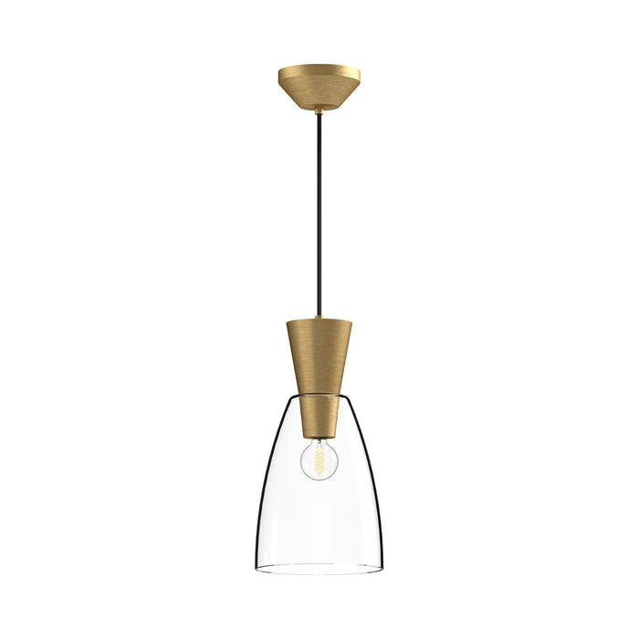 Arlo Pendant Light in Brushed Gold.