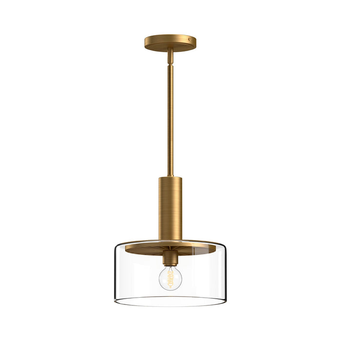Royale Pendant Light in Aged Gold.