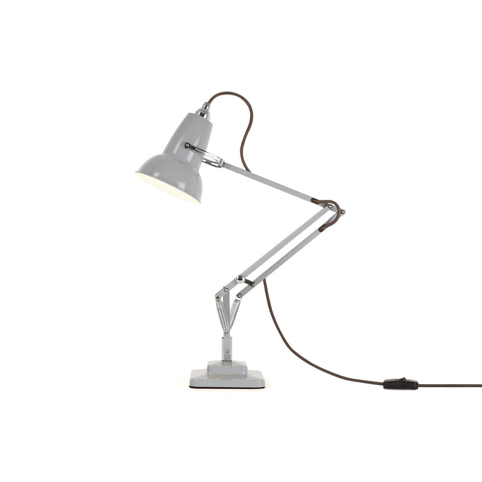 Original 1227 Desk Lamp in Dove Grey/Chrome (Small/Standard Desk Base).