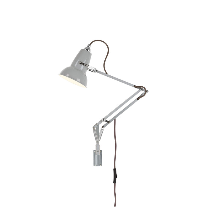 Original 1227 Desk Lamp in Dove Grey/Chrome (Small/Wall Bracket).