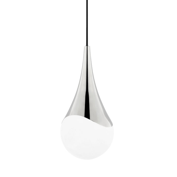 Ariana Pendant Light in Polished Nickel/Small.