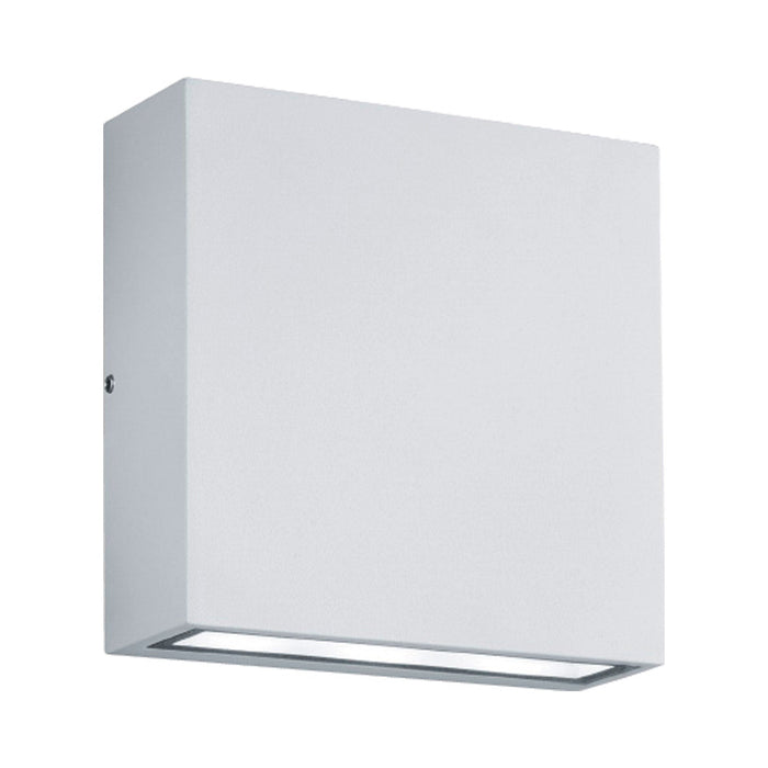 Thames Outdoor LED Wall Light in White.