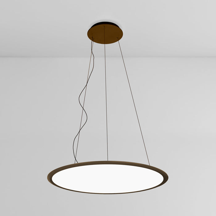 Discovery LED Suspension Light in Bronze.