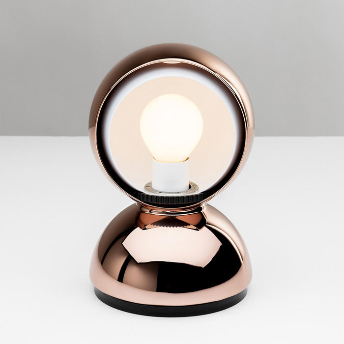 Eclisse Table Lamp in Copper.