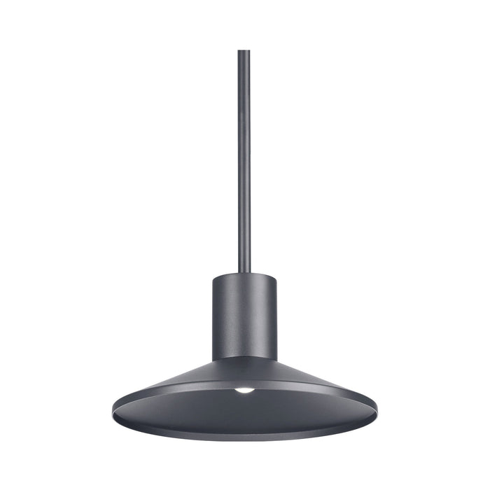 Ash Outdoor LED Pendant Light in Low Output/Charcoal/2700K.