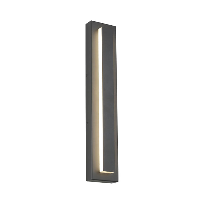 Aspen Outdoor LED Wall Light in Charcoal (Large).