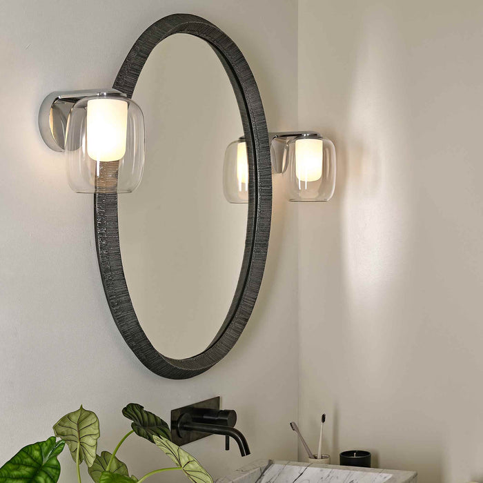 Aquina Bath Wall Light in bathroom.