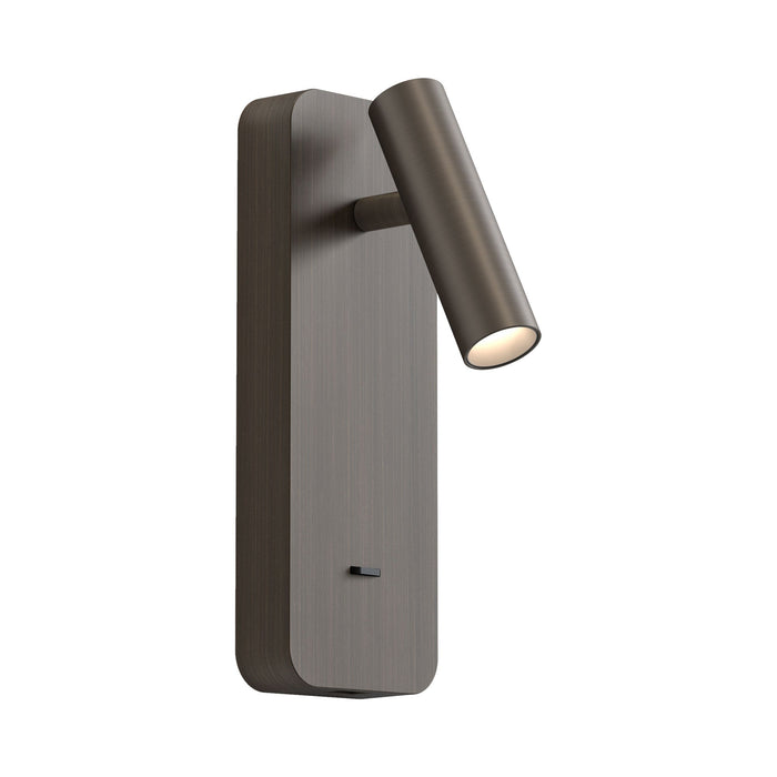 Enna LED Wall Light with USB in Bronze.
