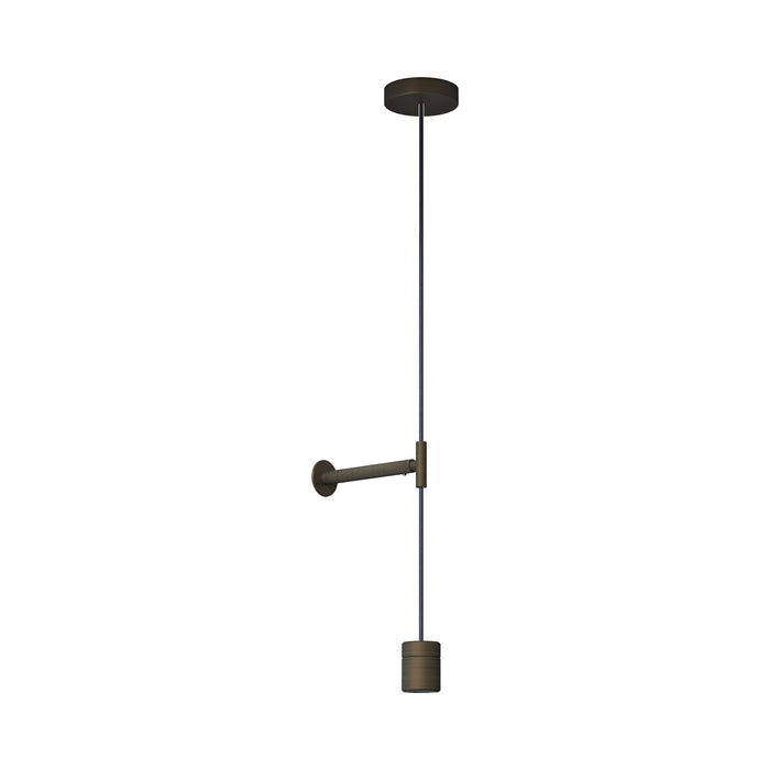 Tacoma LED Pendant Light With Wall Kit in Bronze.